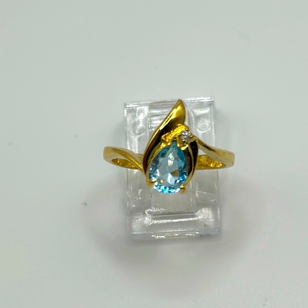925 gold plated ring